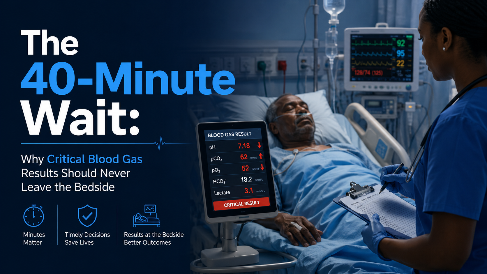 The 40-Minute Wait: Why Critical Blood Gas Results Should Never Leave the Bedside